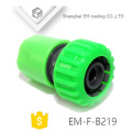 EM-F-B219 Connecteur de tuyau en plastique vert pour jardin